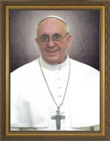Formal portrait of Pope Francis