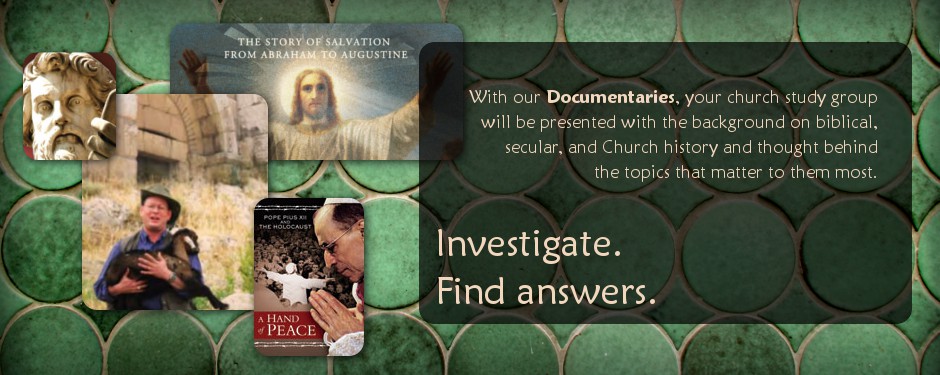 With our Documentaries, your church study group will be presented with the background on biblical, secular, and Church history and through behind the topics that matter to them most.