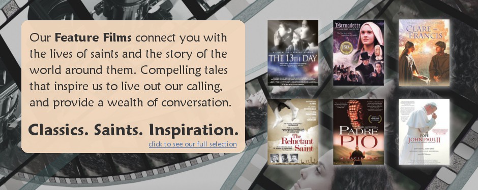 Our Feature Films connect you with the lives of the saints and the story of the world around them. Compelling tales that inspire us to live out our calling, and provide a wealth of conversation.