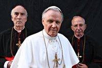 Christopher Lee, Jon Voight, and Ben Gazarra in Pope John Paul II: The Movie